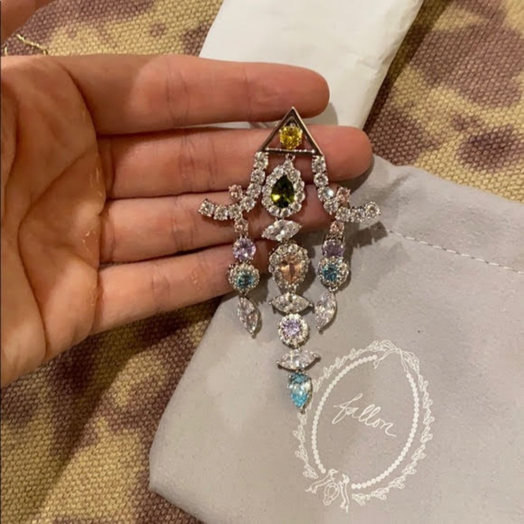 Nwt Fallon Chandelier Earrings